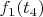 $f_1(t_4)$
