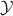 $\mathcal{Y}$