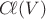 $C\!\ell(V)$
