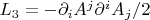 $L_3=-\partial_iA^j\partial^iA_j/2$