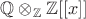$\mathbb Q\otimes_{\mathbb Z}\mathbb Z[[x]]$
