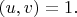 $(u,v)=1.$