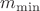 $m_{\min}$ $m_{\min}$