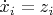 $\dot x_i = z_i$