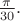 $\frac{\pi}{30}.