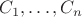 $C_1,\dots,C_n$