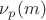 $\nu_p(m)$