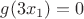 $g(3x_1)=0$