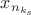 $x_{n_{k_s}}$