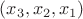 $(x_3,x_2,x_1)$