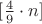 $[\frac{4}{9}\cdot n]$
