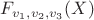 $F_{v_1,v_2,v_3}(X)$