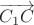 $\overrightarrow{C_1C}$