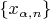 $\{x_{\alpha,n}\}$