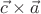 $\vec c\times\vec a$