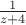 ${1\over z+4}$ ${1\over z+4}$