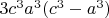 $3c^3a^3(c^3-a^3)$