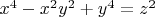 $x^4-x^2y^2+y^4=z^2$