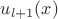 $u_{l+1}(x)$