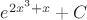 $e^{2x^3+x}+C$
