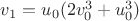 $v_1=u_0(2v_0^3+u_0^3)$