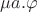$\mu a.\varphi$
