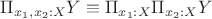 $\Pi_{x_1,x_2:X} Y \equiv \Pi_{x_1:X}\Pi_{x_2:X} Y$ $\Pi_{x_1,x_2:X} Y \equiv \Pi_{x_1:X}\Pi_{x_2:X} Y$