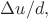 $\Delta u/d,$ $\Delta u/d,$