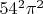 $54^2\pi^2$