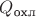 $Q_\text{охл}$