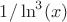 $1/\ln^3(x)$