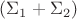 $(\Sigma_1+\Sigma_2)$