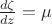 $\frac{d\zeta}{dz}=\mu$