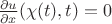 $\frac{\partial u}{\partial x}(\chi(t),t)= 0$