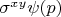 $\sigma^{xy} \psi (p)$