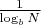 $ \frac{1}{\log_bN} $