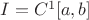 $I=C^1[a,b]$