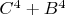 $C^4+B^4$