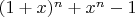 $(1+x)^n+x^n-1$