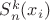 $S_n^k(x_i)$