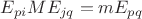 $E_{p i}ME_{jq}=mE_{pq}$