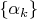 $\{\alpha_k\}$