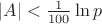 $|A|<\frac{1}{100}\ln p$