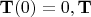 $ \mathbf{T}(0)=0,  \mathbf{T} $