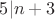$5|n+3$