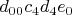 $d_{00} c_4 d_4 e_0$