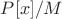 $P[x]/M$