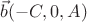 $\vec{b}(-C,0,A)$