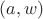 $(a,w)$