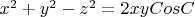 $x^2+y^2-z^2=2xyCosC$